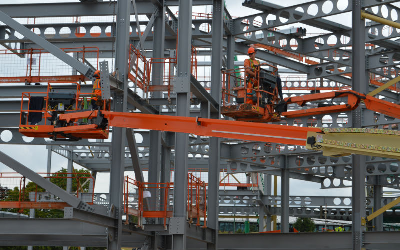PDB steel erection crane hire 9